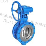 硬密封(feng)法蘭蝶閥(fa)D343H