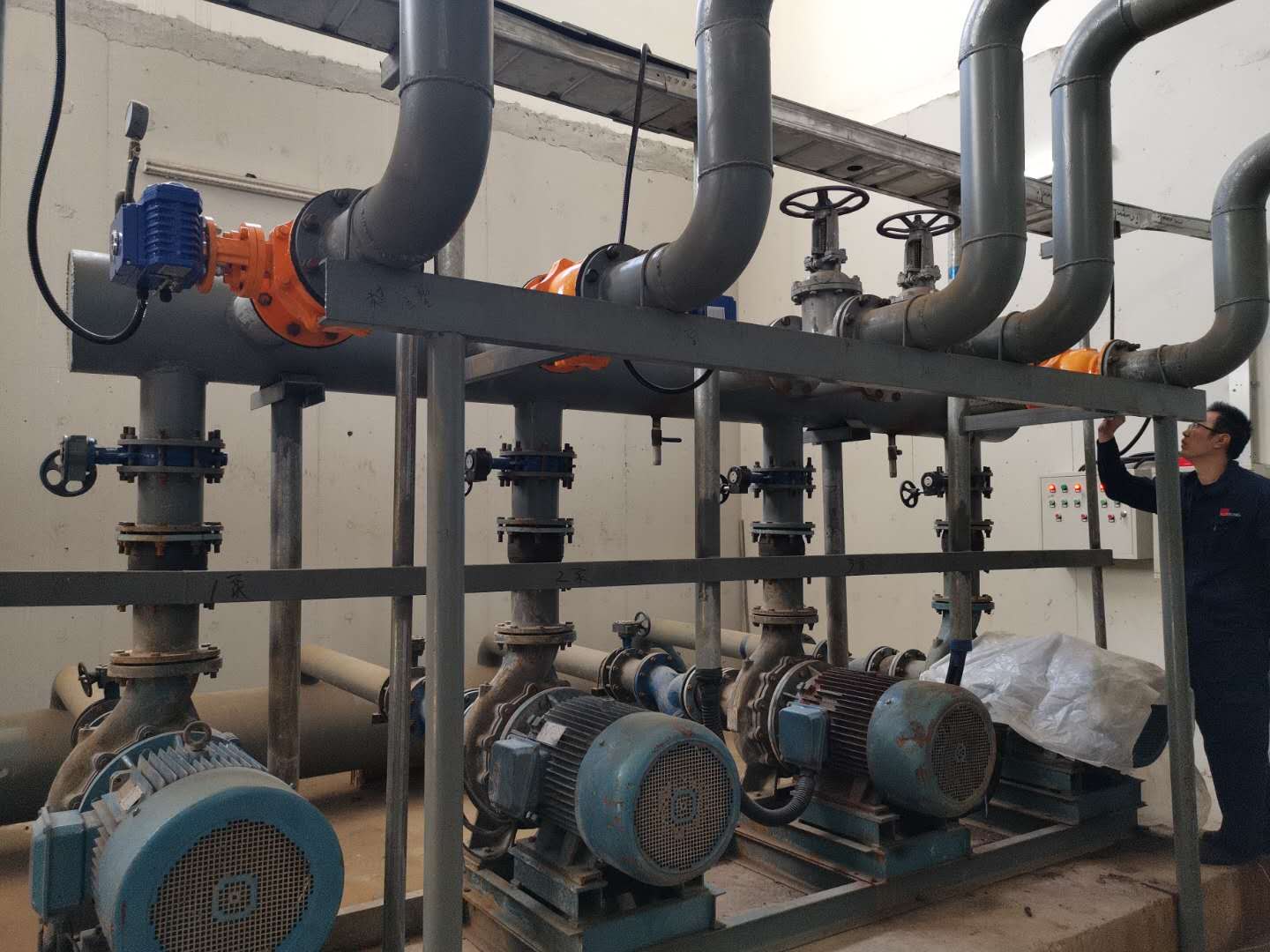 沈陽世(shi)紀華通泵站(zhàn)使用現場